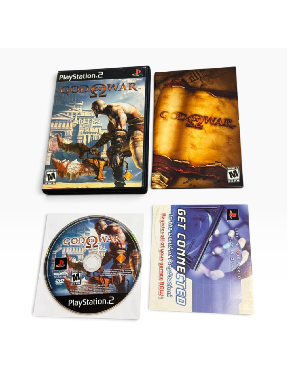 Sony God of War PlayStation 2 Video Game Rare Ps2 Cib Complete